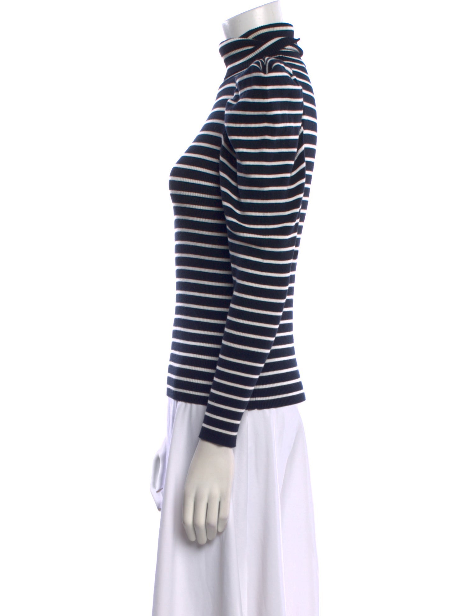 A.L.C. Striped Turtleneck Sweatshirt